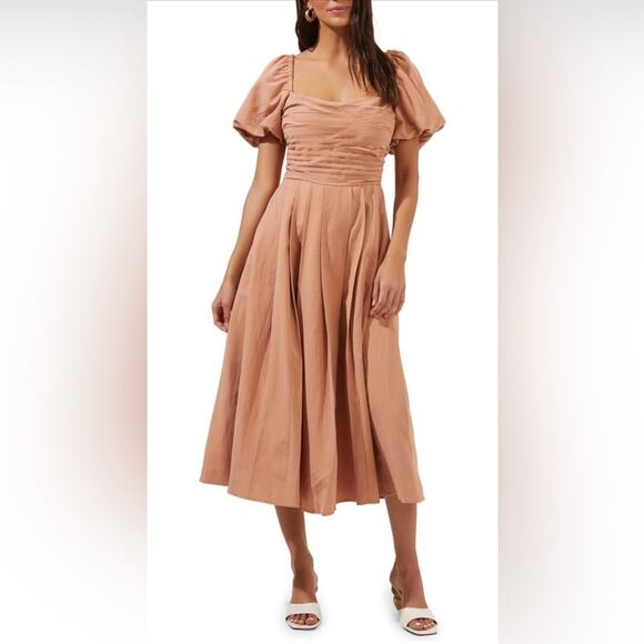🔥🔥FIRE SALE 🔥🔥BNWT ASTR The LABEL clay maxi dress - Picture 3 of 13